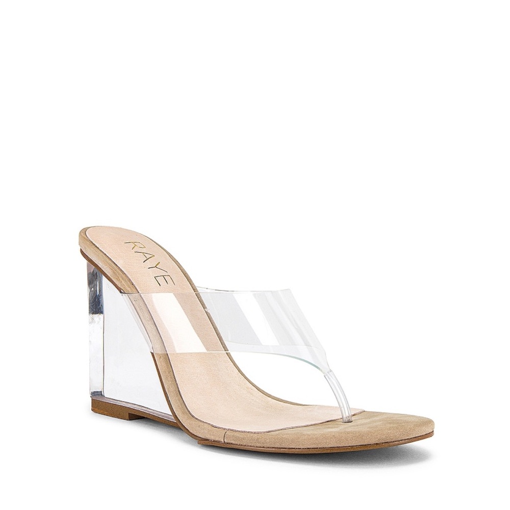 ❤️‍🔥NWT RAYE HEELS | RAYE Dotti Wedge Heel in tan ❤️‍🔥

Never worn! With dustbag